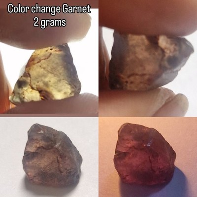 Farbwechsel Granat 9,93ct. Facette Rau. Keine Behandlung. Kenia. #CG1986 