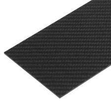 1 Pcs Carbon Fiber Sheet 100x250x2mm Matte Surface Twill Weave Panel Sheet