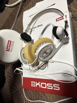 KOSS Porta Pro Supreme White On-Ear Headphones with Case