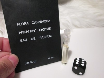 Henry Rose  Flora Carnivora Eau De Parfum Sample .05 Oz/ 1.5ml New in pouch LUXX