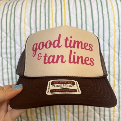 Zach Top Inspired Good Times And Tan Lines Country Western Trucker Hat