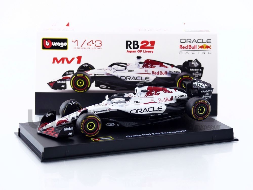 ブラーゴRB21 1/43 Oracle Red Bull Racing BBURAGO 1/43 - RED BULL RB21 - WINNER JAPAN GP 2025 38234-V1-JAPAN