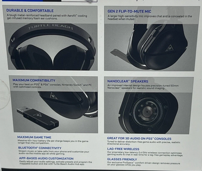 Genuine Turtle Beach Stealth 700 Gen 2 MAX PS4 & PS5 Wireless