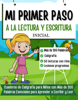 #ad Mi Primer Paso a la Escritura y Lectura Inicial: Cuaderno de Caligrafía par... $9.27