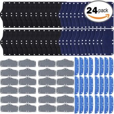 24X Hard Hat Accessories Terry Cloth Hard Hat Sweatband Reusable Snap on Sweat