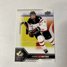 2022-23 Upper Deck Team Canada Women Jamie Lee Rattray Base Card #64