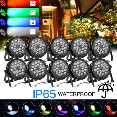 U`King Wasserdichte 200W LED RGBW DMX PAR Bühnenlicht Outdoor Party Garten Show
