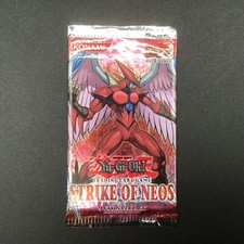 Yugioh Strike Of Neos 1st Edition Empty Pack Wrapper