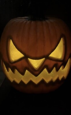 廃盤 ハロウィン カボチャ パンプキン LEDライト センサー 音声 ◎コストコ Costco Halloween Pumpkin Motion Sensor Jack-O-lantern Sound