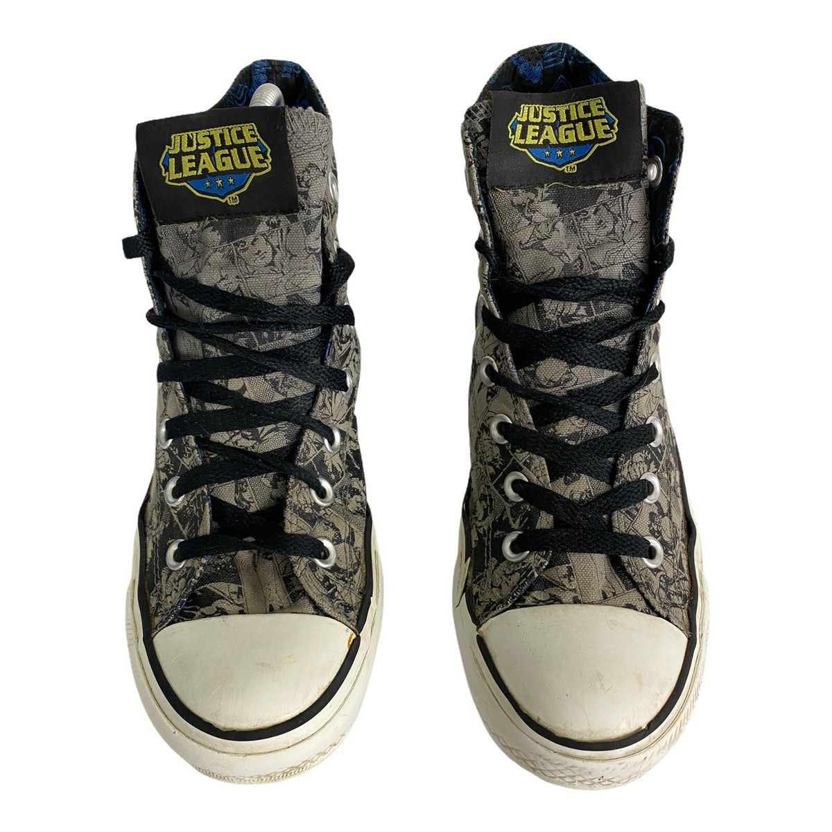 Converse DC Comics‎ x Chuck Taylor All Star High Justice League M6 W8 RARE? Converse Chuck Taylor All Star Justice League Sz 5  main image 2