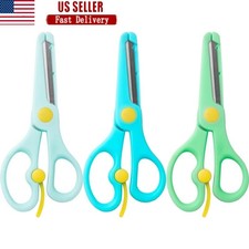 Kids Safety Craft Scissors 3-Pack Preschool T...