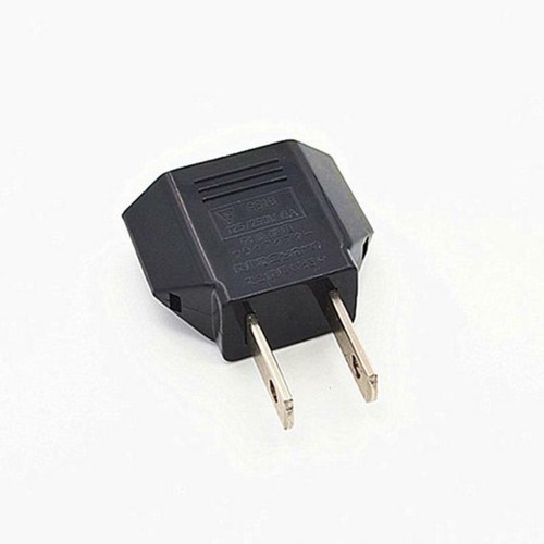 EU Euro Europe to US USA Power Jack Wall Plug Converter Travel Adapter Adapto ZC - Picture 6 of 7