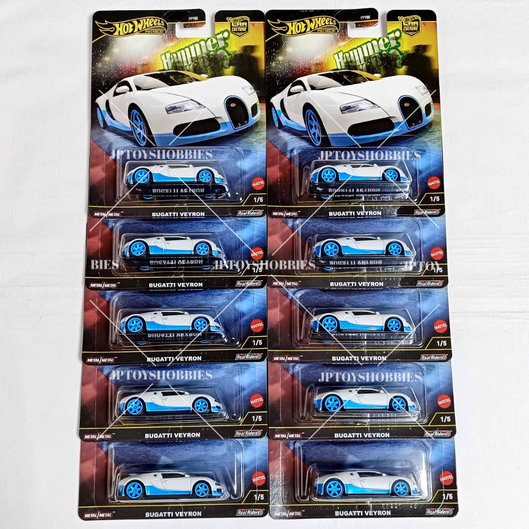 Hot Wheels Premium Hammer Drop Bugatti Veyron Set 1 10 20 | eBay