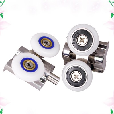 2pcs Shower Screen Rollers Glass Shower Door Rollers Universal Door Rollers