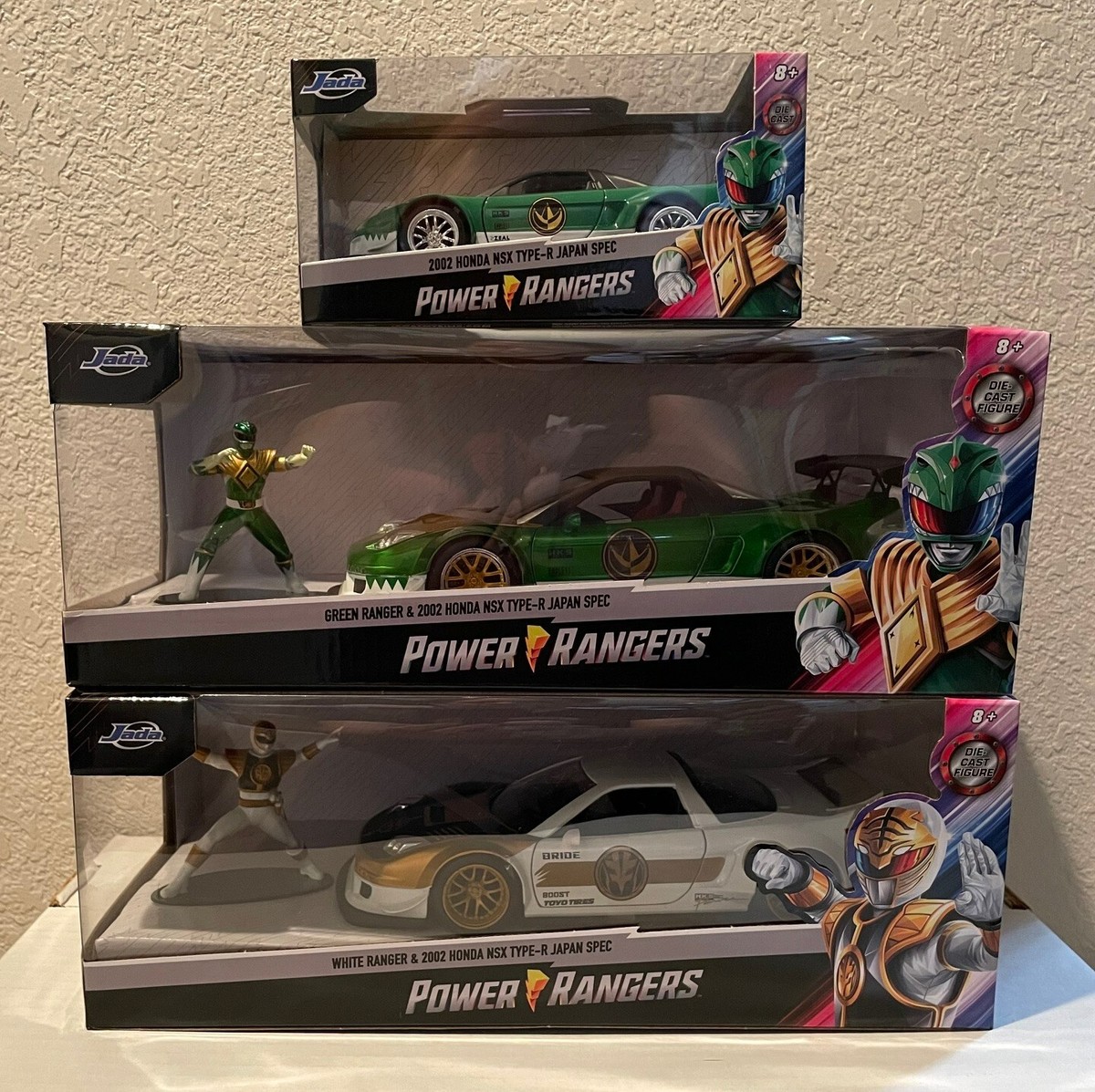 Jada Toys Power Rangers Honda NSX Type-R Japan Spec White & Green