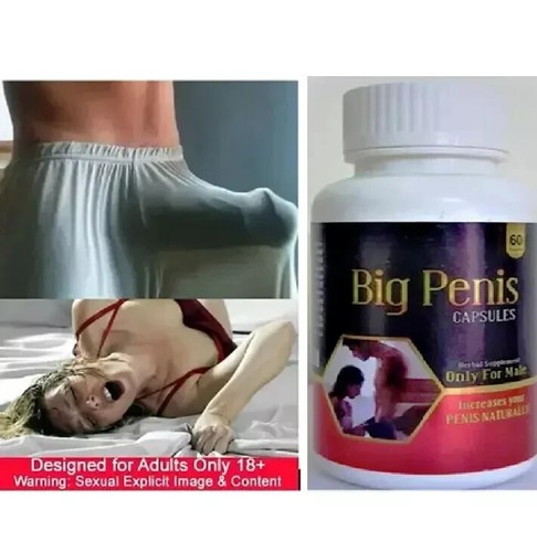 #NEW XXXL GAIN 12+INCHES PENI ENLARGER GROWTH FASTER GROWTH 2PCS 60CAPSULES EACH - Picture 5 of 6
