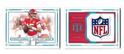 2019 National Treasures Patrick Mahomes II Treasured Patches NFL Shield 1/1.