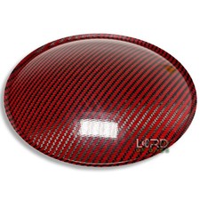 7.87 200mm Red Carbon Fiber Dust Cap 7.87 200mm Red Carbon Fiber Dust Cap