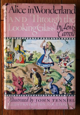 Alice in Wonderland & Through the Looking Glass 1971 Illustrated Junior Library