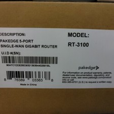New Pakedge RT-3100 Single WAN Professional Gigabit Router OvrC Pro Open VPN p34