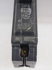 Lot of 15 - used GE Circuit Breaker, 20 Amp, 1 Pole, Bolt-on type 272.1 