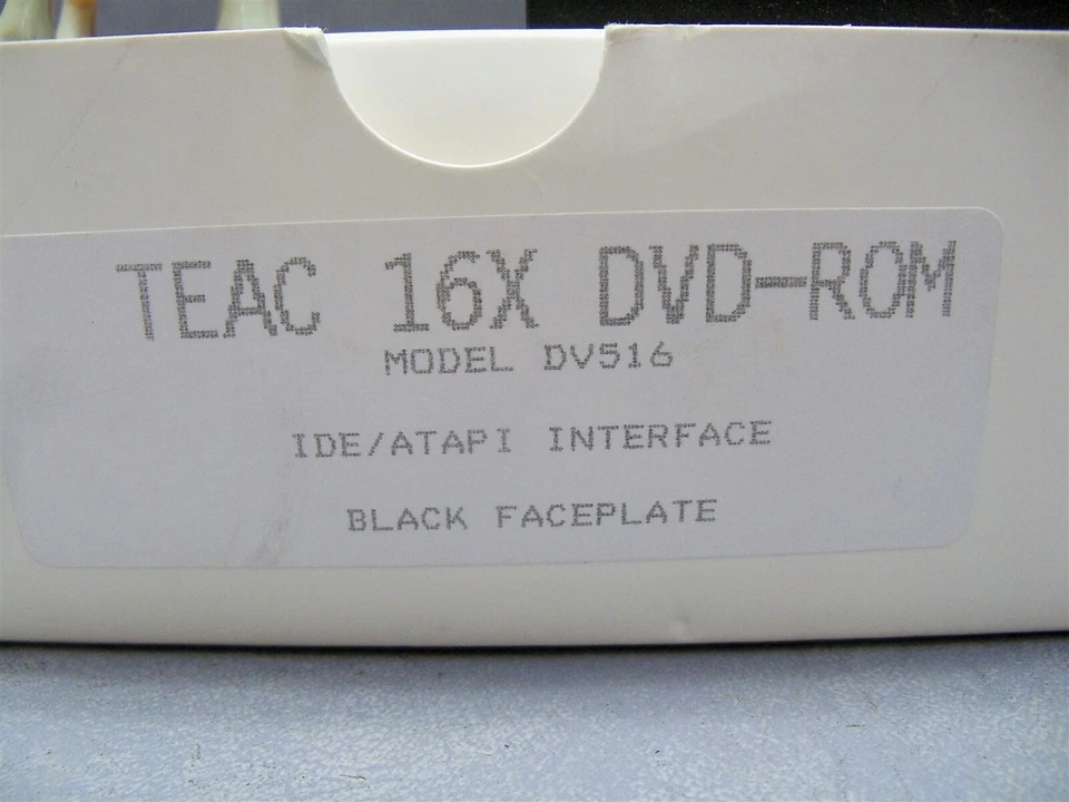 Internal IDE DVD-ROM Drive DV-516G-000 Teac DV-516G Black 16x DV516 - Image 2 of 4