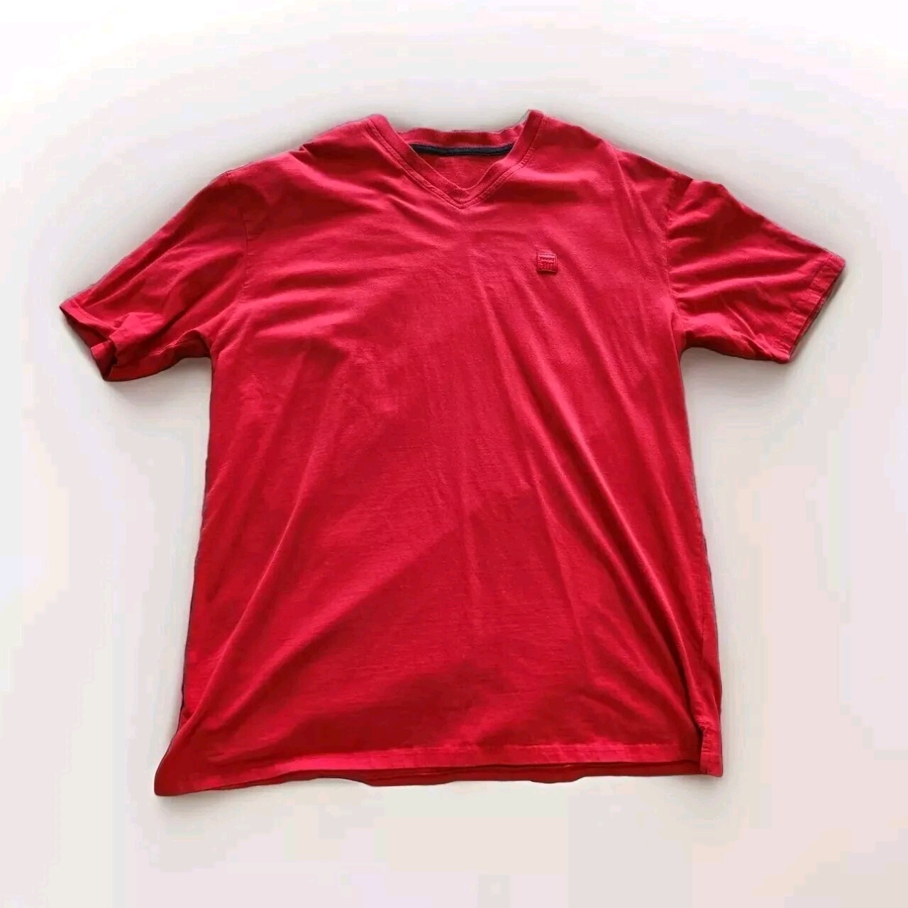 FILA T Shirt Maglietta Classica Logo F Manica Corta Rossa Uomo XL
