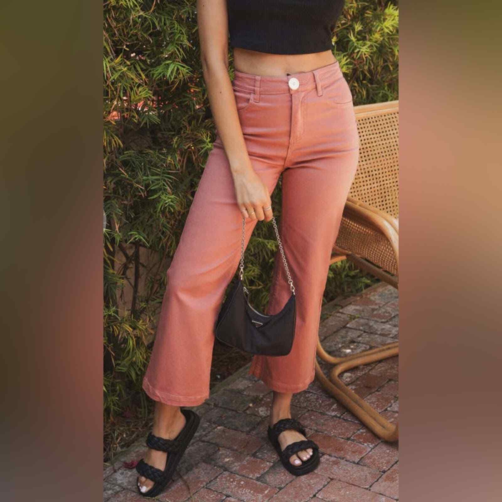 FILA Pantaloni gamba larga Whimsy & Row Flora in rosa terracotta 27