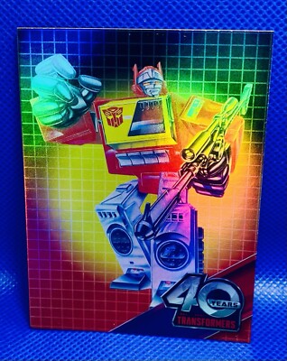 2024 Dynamite Transformers 40th Anniversary Holofoil #59 Blaster Robot Mode
