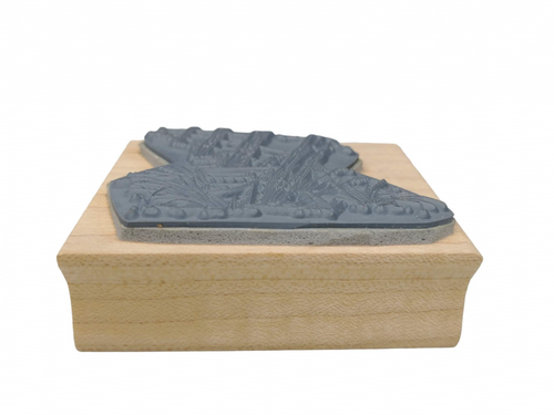 Fence Country wood mount rubber stamp Art Impressions G-1216 Countryside Rustic - Picture 4 of 6