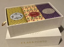 Claus Porto Gift Box Classico Collection 3 x 3.5 oz  soaps-Lavandre, Tulip, 8741