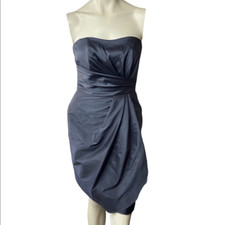 Alfred Sung Black Mini Sleeveless Cocktail Dress  NWT