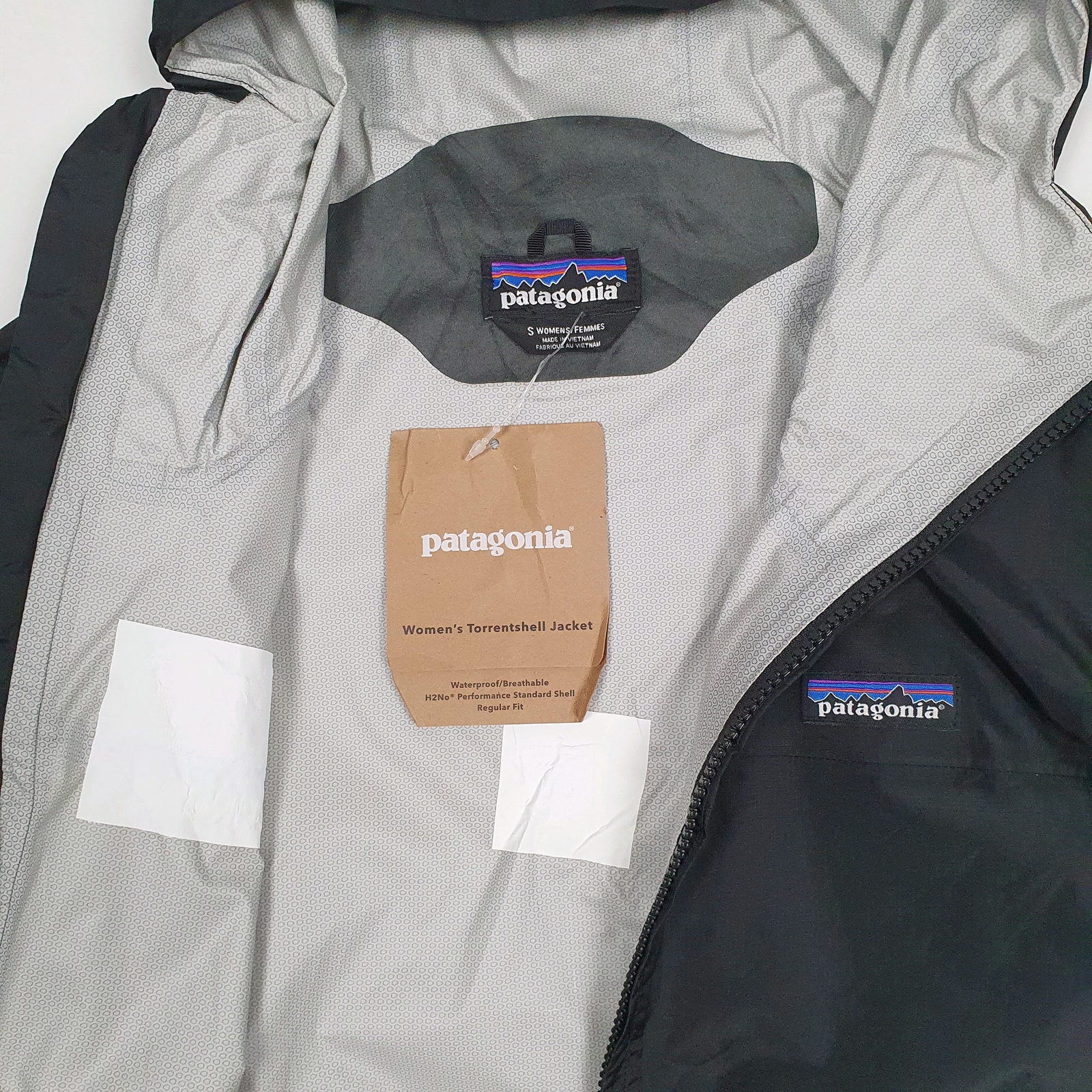 PATAGONIA Waterproof Rain Jacket Coat Torrentshell Twitch BNWT Womens S image 3