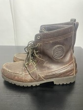 Vintage 1990 s Polo Country Ralph Lauren Ranger Leather Boots Brown Size 9.5