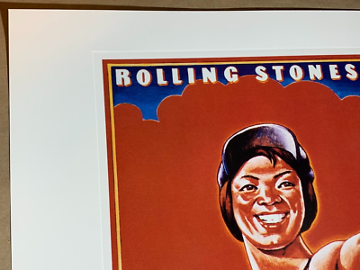 ROLLING STONES UNITED STATES 1978 TOUR 1994 LITHO POSTER SIGNED