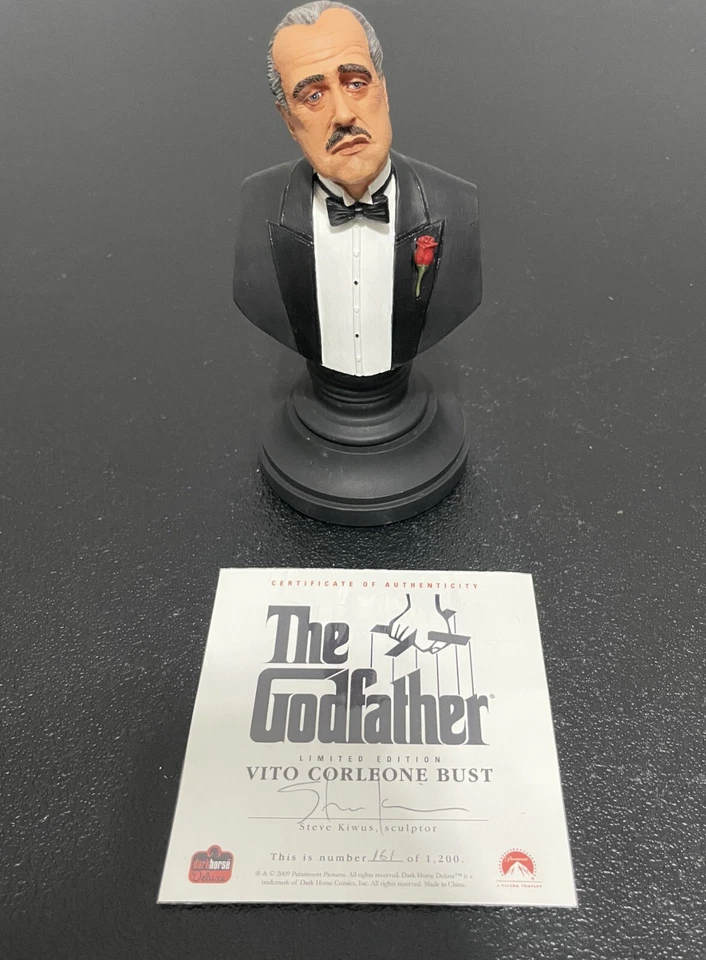 The Godfather Vito Corleone Bust Limited Edition 161 of 1,200 Dark Horse Comics - Image 2 of 4