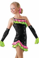 NEW Weissman 5061 Dance Skating Costume Salsa 2 piece MA LA XLA Available