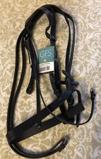 Feildhouse GFS Saddlery Full Size Plain Hunter Bridle Black With Reins.New.