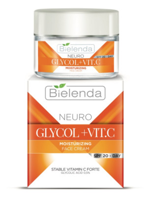 Bielenda Neuro Glycol Vit C Moisturising Day Cream Glow and Youth Activator 50ml