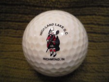 Logo golf ball "HIGHLAND LAKES G.C." Richmond, IN unused 5.8