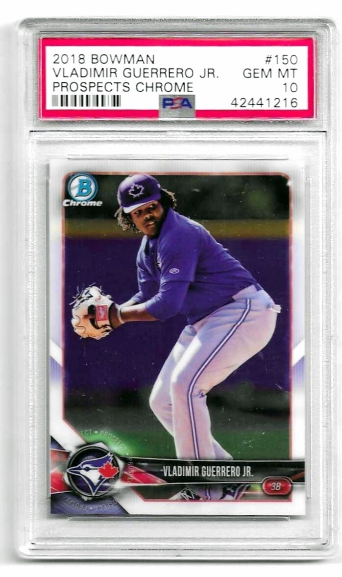 2018 Bowman Chrome Prospects VLADIMIR GUERRERO JR. Rookie! PSA 10! Blue Jays