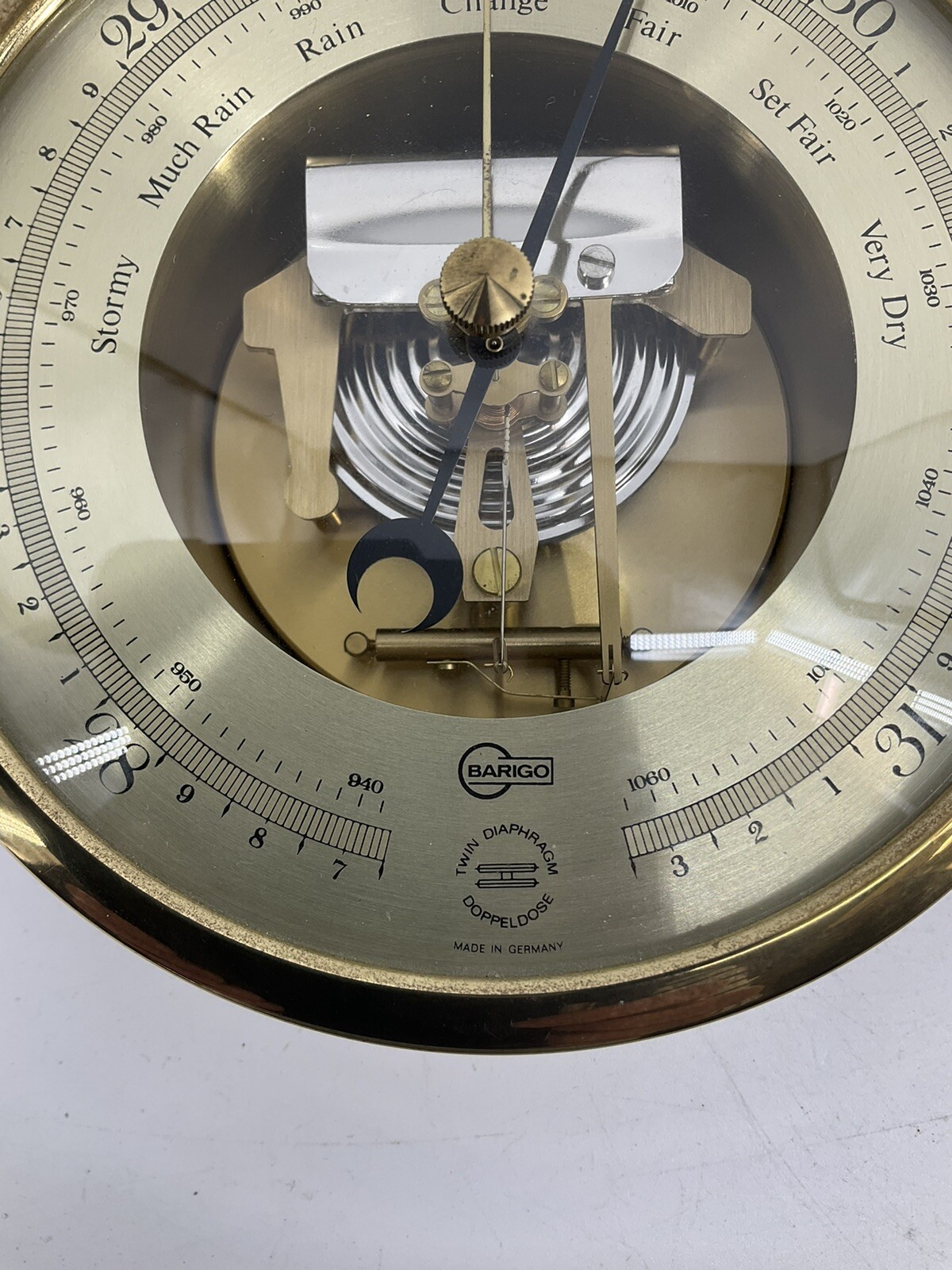 Vintage Barigo brass barometer eBay