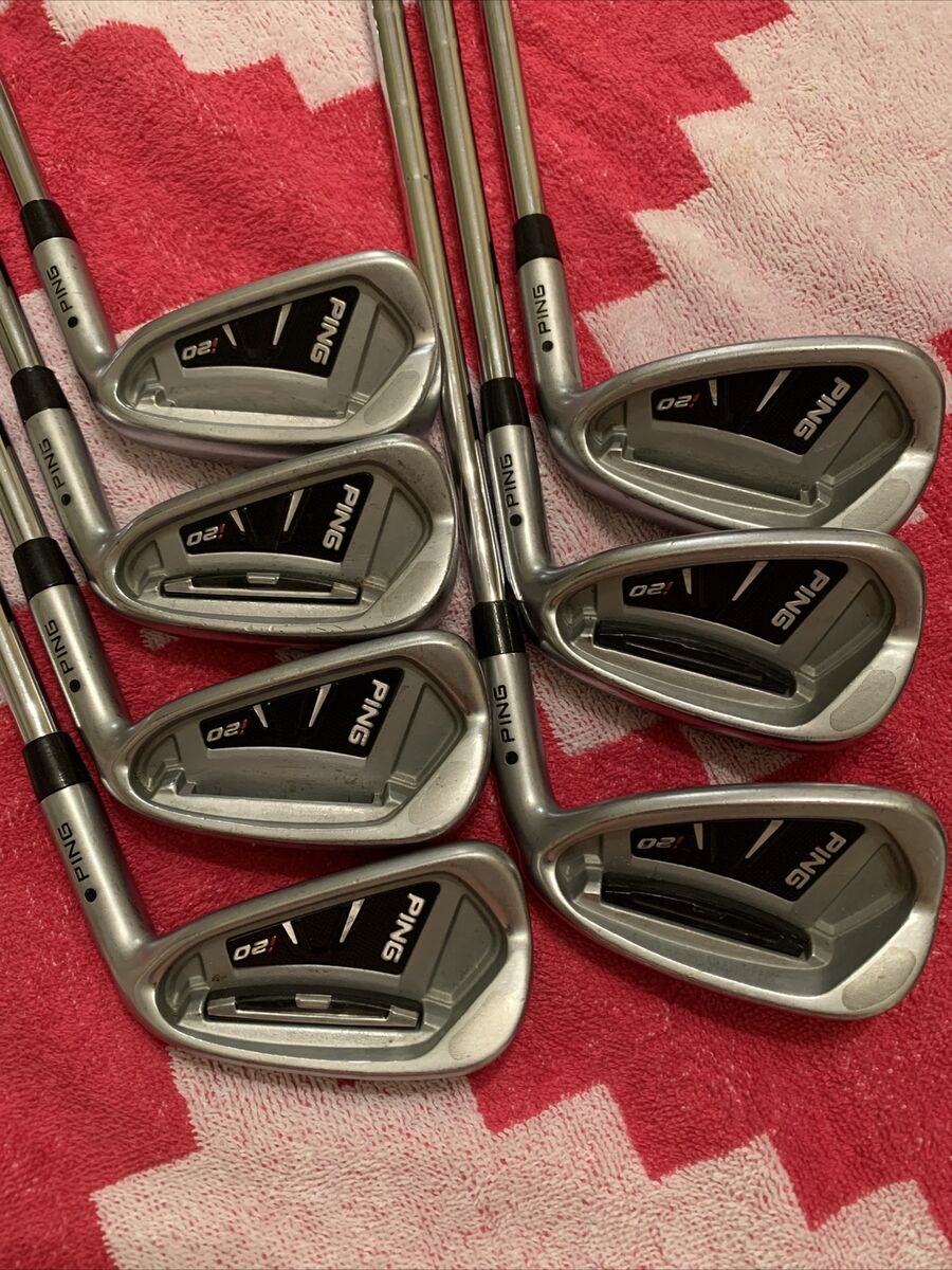 Set of 6 x Ping G Series Black Dot Irons 6-SW (All Weights Missing) Set of 6 x Ping G Series Black Dot Irons 6-SW (All Weights Missing)