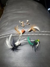 4PCS Dry Fly Fishing Poppers Files And Frog Trout For Bass Panfish Bluegill