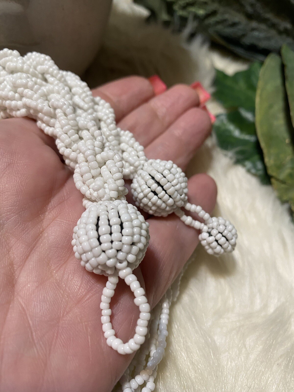 Miriam Haskell Early Huge Statement Seed Bead Nec… - image 12