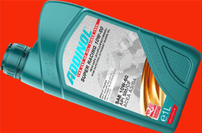1 liter PE can (1L =  15.12) addinol super racing 10W-60 engine oil API CF SN A3 B4