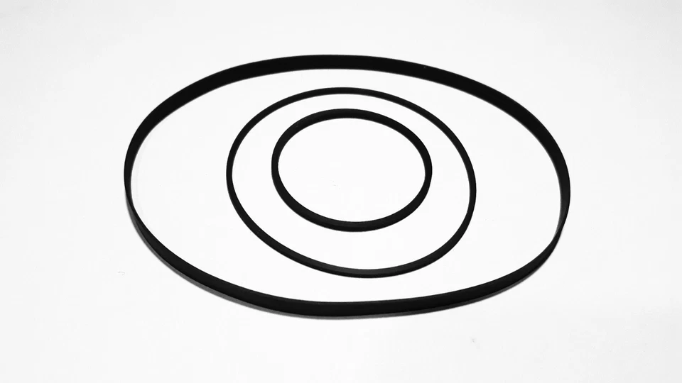 RS-M250/A TECHNICS PANASONIC SET 3 COURROIES PLATINE CASSETTE SUPRÊME QUALITÉ