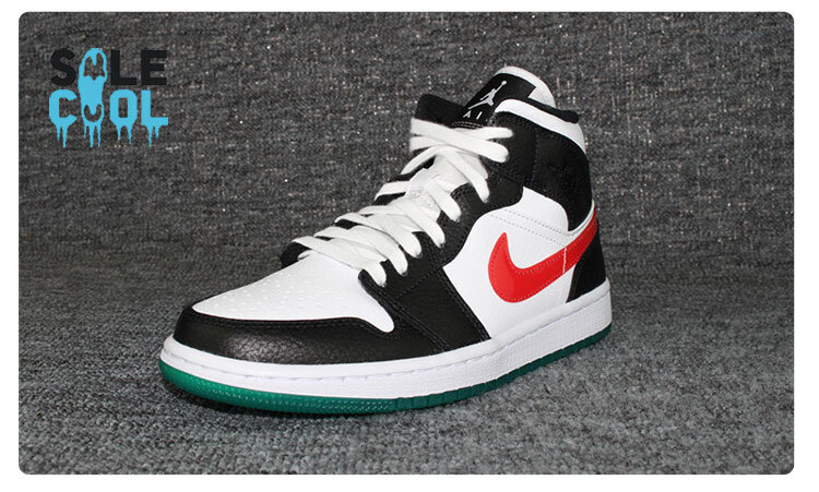 Nike Air Jordan 1 AJ1 Mid Alternate Swooshes Red Yellow