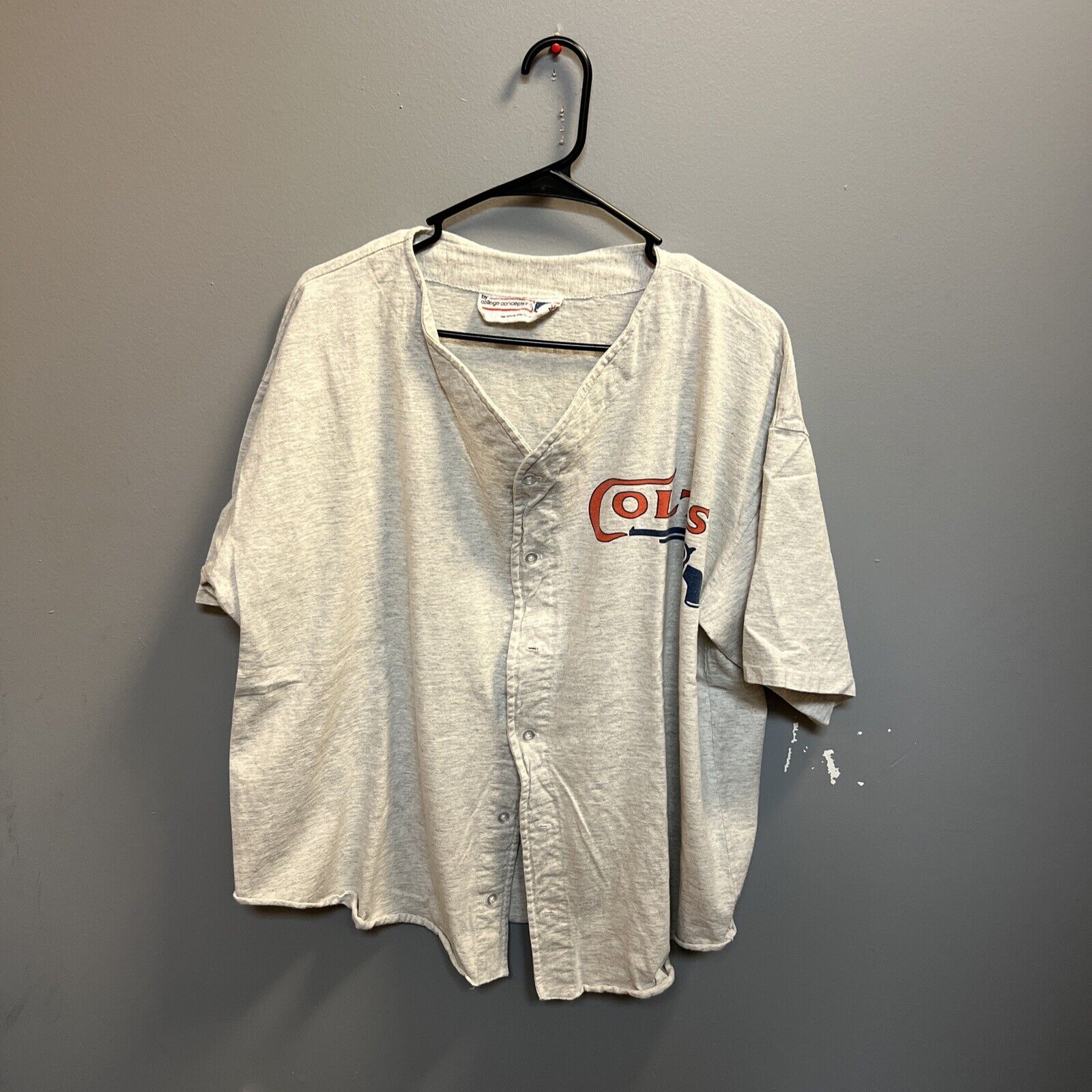 Vintage College Concepts Inc. Houston Colt 45s Cooperstown Collection Jersey  - L