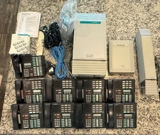 Complete Nortel Norstar  Business Office Phone System w/ Voicemail, 9 phones